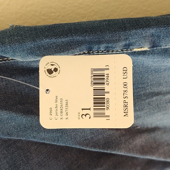 🔥HP🔥Free People Just Float On Flare Bell Bottom Jeans Vintage Inspired Size 31 - Picture 7 of 8